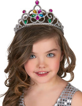 Diadème princesse serti multicolore adulte et enfant